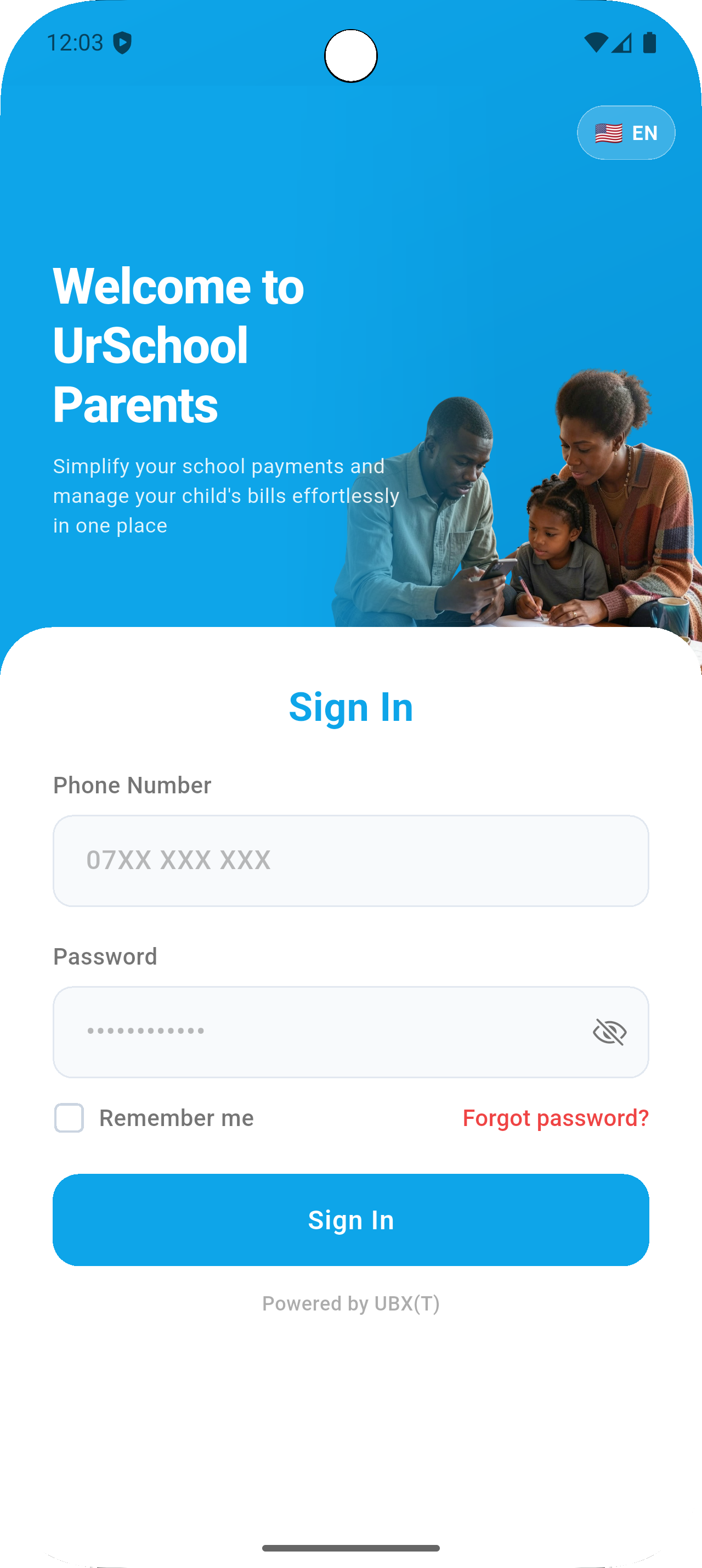 Parent Login